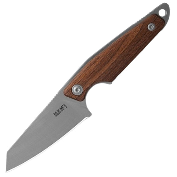 MKM-Maniago Knife Makers Makro 2 Santos Wood Bohler M390 Fixed Blade Knife MA02S
