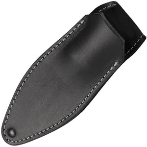 MKM-Maniago Knife Makers Black Leather Magnetic Fixed Blade Pocket Sheath PLSMFB