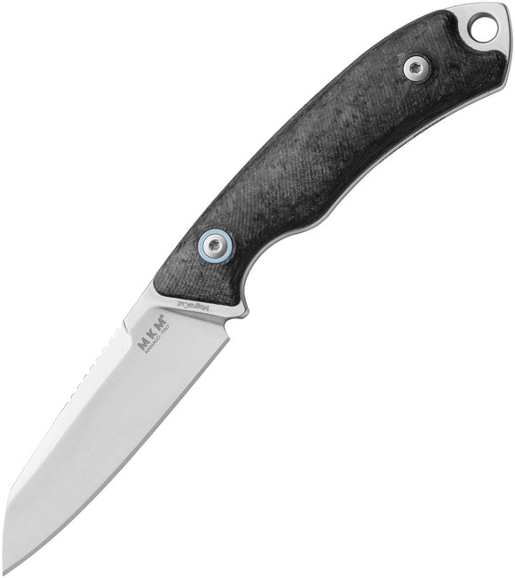 MKM-Maniago Knife Makers Pocket Tango 2 Carbon Fiber MagnaCut Fixed Blade Knife PT2CF