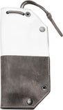 MKM-Maniago Knife Makers Gray & White Leather Foldable Valet Tray VTF1