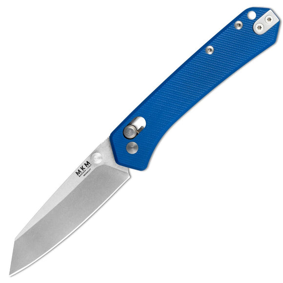 MKM-Maniago Knife Makers Yipper Blue G10 Folding CPM-MagnaCut Knife YPGBL