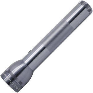 Mag-Lite 2D Gray 10" Aluminum Water Resistant Flashlight H039