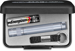 Mag-Lite Solitaire Gray 3.25" Water Resistant Aluminum Flashlight 054