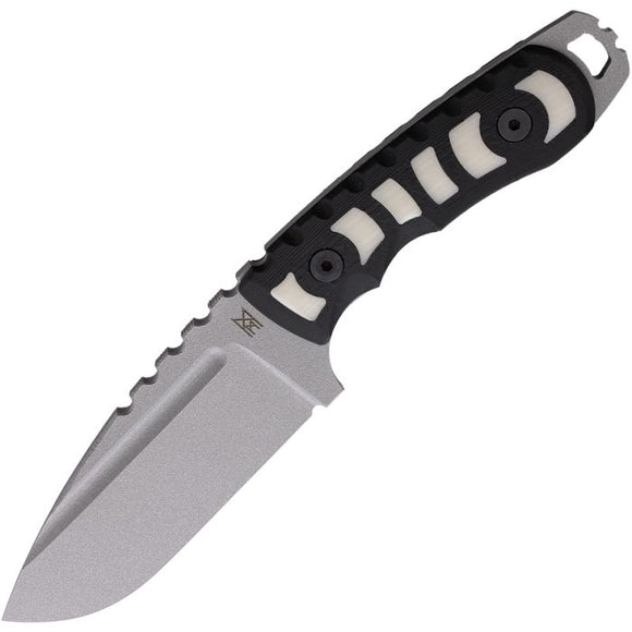 Midgards-Messer Bombur Black G10 S35VN Stainless Steel Fixed Blade Knife 001