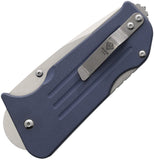 Main Street Knives Broadway Lockback Denim G10 Folding S45VN Tanto Pocket Knife S010