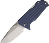 Main Street Knives Broadway Lockback Denim G10 Folding S45VN Tanto Pocket Knife S010