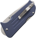 Main Street Knives Broadway Lockback Denim G10 Folding S45VN Drop Pt Pocket Knife S011