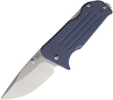Main Street Knives Broadway Lockback Denim G10 Folding S45VN Drop Pt Pocket Knife S011