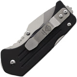 Main Street Knives Lombard Lockback Black G10 Folding S45VN Tanto Pocket Knife S012