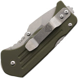 Main Street Knives Lombard Lockback OD Green G10 Folding S45VN Tanto Pocket Knife S014