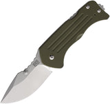 Main Street Knives Lombard Lockback OD Green G10 Folding S45VN Drop Pt Pocket Knife S015