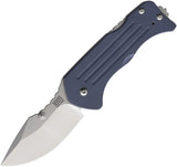 Main Street Knives Lombard Lockback Denim G10 Folding S45VN Drop Pt Pocket Knife S017