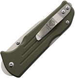 Main Street Knives Bourbon Lockback OD Green G10 Folding S45VN Tanto Pocket Knife S020