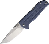 Main Street Knives Bourbon Lockback Denim G10 Folding S45VN Tanto Pocket Knife S022