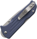 Main Street Knives Bourbon Lockback Denim G10 Folding S45VN Drop Pt Pocket Knife S023