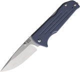 Main Street Knives Bourbon Lockback Denim G10 Folding S45VN Drop Pt Pocket Knife S023