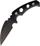 1881 Knifeworks By Medford FUK Black G10 1095CV Fixed Blade Knife S033