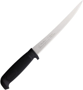 Marttiini Basic Black Stainless Fixed Blade Fillet Knife w/ Sheath 837010