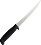 Marttiini Basic Black Stainless Fixed Blade Fillet Knife w/ Sheath 837010