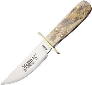 Marbles Knives Cowboy Knife Fixed 8" Appaloosa Bone Handle Full Tang Bowie 318