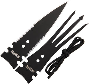 Marbles Knives Gig & Spear Heads Black Stainless 6.625" 408