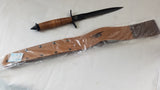 Marbles V-42 Dagger 440 Leather Replica US Special Forces WWII Fixed Knife 429