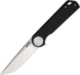 Marbles Linerlock Black Micarta Folding D2 Steel Drop Point Pocket Knife 689