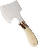 Marbles Smooth Bone Handle Hatchet with leather case - ax 826