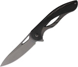 Mtech Linerlock Black Aluminum Folding Stainless Pocket Knife 2013BK