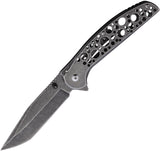 Mtech Linerlock Black Stainless Steel Folding Tanto Pocket Knife 2015SE
