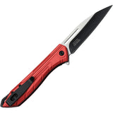 Mtech Linerlock A/O Red Aluminum Folding 3Cr13 Stainless Pocket Knife A1204RD