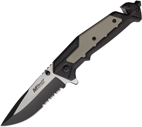 Mtech Linerlock A/O Tan G10 Folding 3Cr13 Stainless Pocket Knife A2002TB
