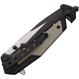 Mtech Linerlock A/O Tan G10 Folding 3Cr13 Stainless Pocket Knife A2002TB