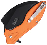 Mtech Linerlock A/O Orange Aluminum Folding 3Cr13MoV Steel Pocket Knife A2007OR