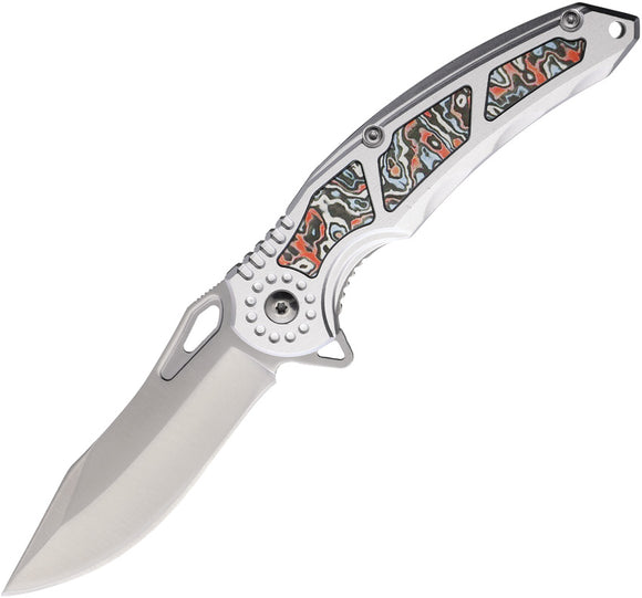 Mtech Linerlock A/O Red Aluminum Folding 3Cr13 Steel Pocket Knife A2010RD