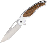 Mtech Linerlock A/O Light Brown Folding Stainless Steel Pocket Knife A2012LB