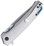 Mtech Linerlock A/O Gray Aluminum Folding 3Cr13 Steel Pocket Knife A2018GY