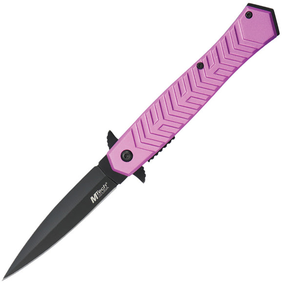 Mtech Linerlock A/O Pink Aluminum Folding 3Cr13MoV Pocket Knife A2025PK