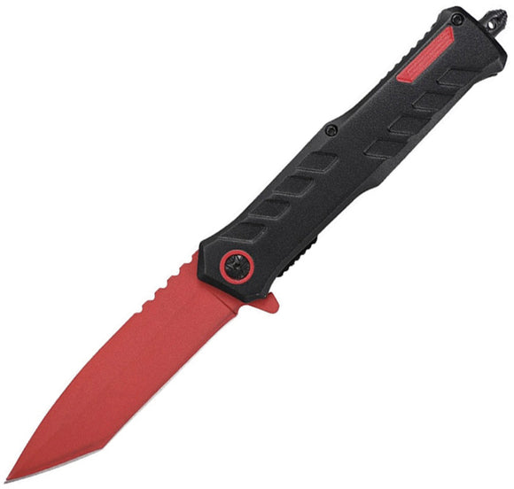 Mtech Linerlock A/O Black Metal Alloy Folding 3Cr13 Steel Pocket Knife A2032BK