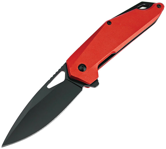 Mtech Linerlock A/O Red Aluminum Folding 3Cr13MoV Pocket Knife A2038RD