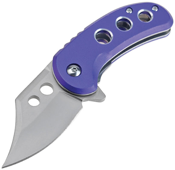 Mtech Small Linerlock A/O Purple Aluminum Folding 3Cr13MoV Pocket Knife A2039PL