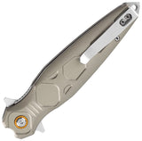 Mtech Linerlock A/O Silver Aluminum Folding 3Cr13MoV Pocket Knife A2049SL