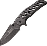 8.5" Mtech Spring assisted Folding Stonewash Pocket Knife Tactical  - 904SW