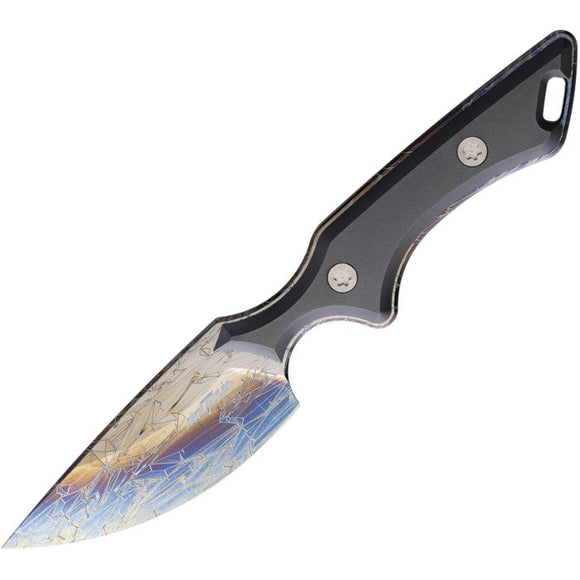 Mike Taylor Knives Skalpel Black Titanium S45VN Fixed Blade Knife SKMTIC