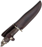 Muela Wildboar Bowie Stag MoVa Stainless Fixed Blade Knife w/ Sheath U092