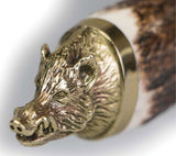 Muela Wildboar Bowie Stag MoVa Stainless Fixed Blade Knife w/ Sheath U092