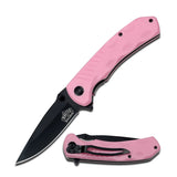 Master Lot of 12 Pink A/O Folding Black Blade Pocket Knife A002PKXX