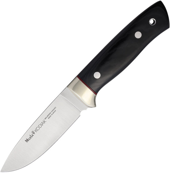 Muela Kodiak Black Smooth Micarta Vanadium Molybdenum Fixed Blade Knife 90866