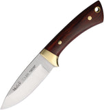 Muela Colibri Brown Wood Vanadium Molybdenum Fixed Blade Knife w/ Sheath 93164