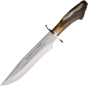 Muela Magnum Bowie Crown Stag Vanadium Molybdenum Fixed Blade Knife 93282